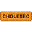 Label Paper Permanent Choletec 1 1/4" X 3/8" Fl. Orange 1000 Per Roll