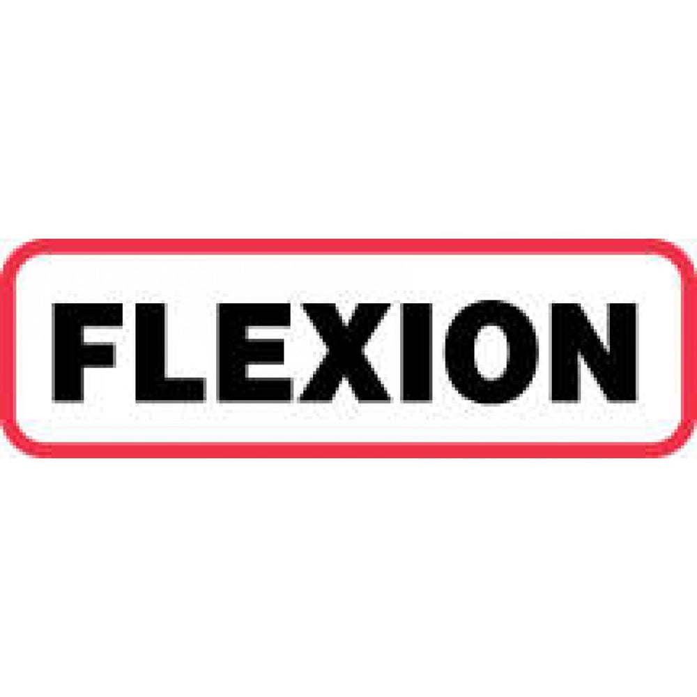 Label Paper Permanent Flexion 1 1/4" X 3/8" White With Red 1000 Per Roll