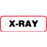 Label Paper Permanent X-Ray 1 1/2" X 1/2" White With Red 1000 Per Roll