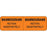 Label Wraparound Paper Permanent Mammograms Retain 2 7/8" X 7/8" Fl. Orange 1000 Per Roll