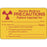 Label Paper Permanent Nuclear Medicine 3" X 2" Yellow 500 Per Roll