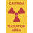 Label Paper Permanent Caution Radiation 8" X 5 1/4" Yellow 50 Per Roll