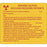 Label Paper Removable Nursing Notice 1 1/2" Core 4" X 3 1/2" Yellow 500 Per Roll