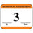 Label Synthetic Permanent Biomedical Engineering 1" 1/4" X 1 White With Orange 1000 Per Roll