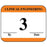 Label Synthetic Permanent Clinical Engineering 1" 1/2" Core 1 1/4" X 1 White With Orange 1000 Per Roll