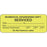 Label Paper Permanent Biomedical Engineering 2 1/4" X 7/8" Fl. Yellow 1000 Per Roll