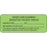 Label Paper Removable Patient Care 2 1/4" X 7/8" Fl. Green 1000 Per Roll