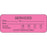 Label Paper Permanent Serviced Date 2 1/4" X 7/8" Fl. Pink 1000 Per Roll