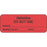 Label Paper Permanent Defective Do Not 2 1/4" X 7/8" Fl. Red 1000 Per Roll