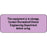 Label Paper Permanent This Equipment Is 2 1/4" X 7/8" Purple 1000 Per Roll