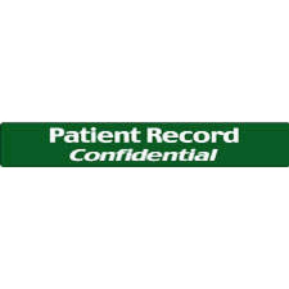 Label Paper Permanent Patient Record 1 1/2" Core 6" X 15/16" Green 500 Per Roll