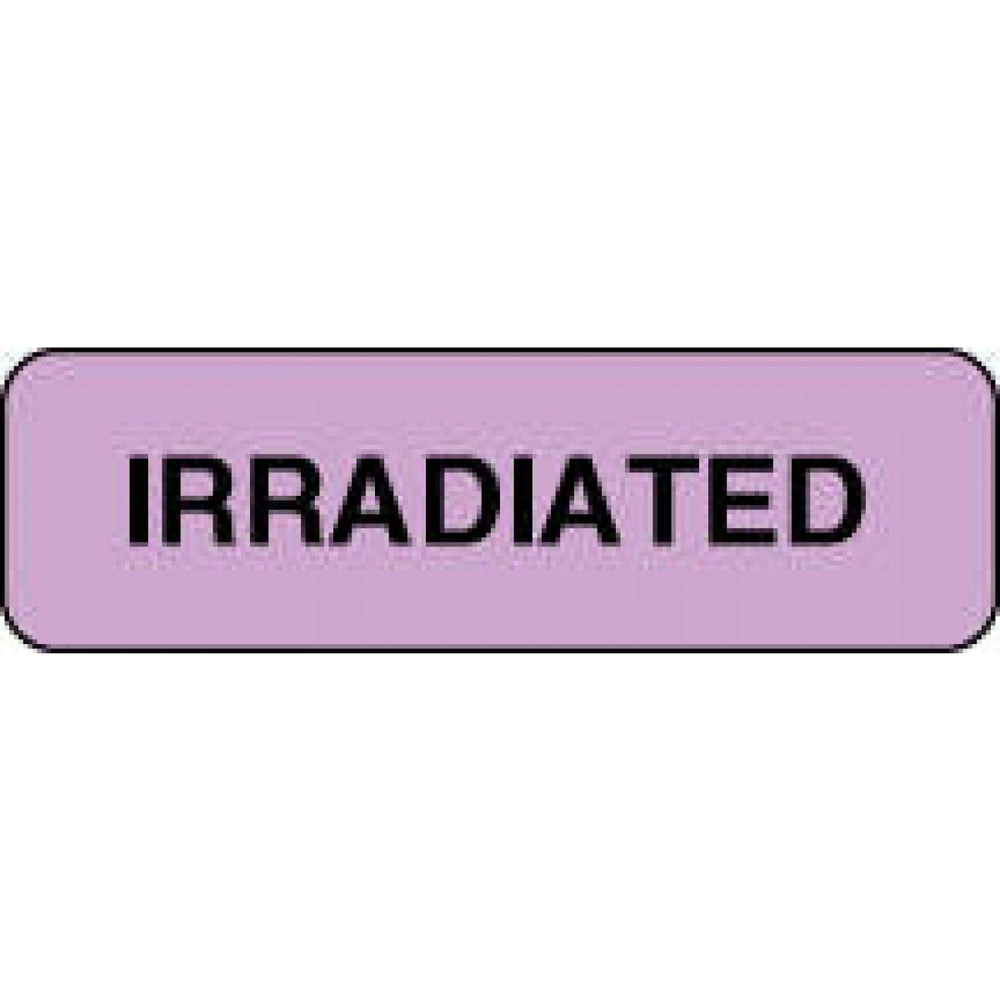 Label Paper Permanent Irradiated 1 1/4" X 3/8" Lavender 1000 Per Roll