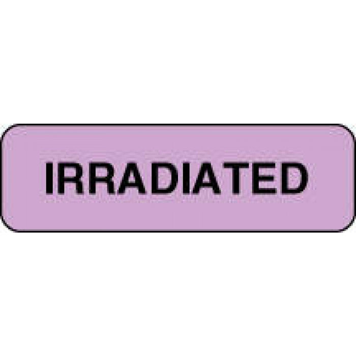 Label Paper Permanent Irradiated 1 1/4" X 3/8" Lavender 1000 Per Roll