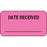 Label Paper Permanent Date Received 1 5/8" X 7/8" Fl. Pink 1000 Per Roll