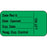 Label Paper Permanent Date Recd ___ 1 5/8" X 7/8" Light Green 1000 Per Roll