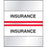 Chart Tab Paper Insurance Insurance 1 1/4" X 1 1/2" Red 100 Per Package