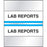 Chart Tab Paper Lab Reports Lab 1 1/4" X 1 1/2" Blue 100 Per Package