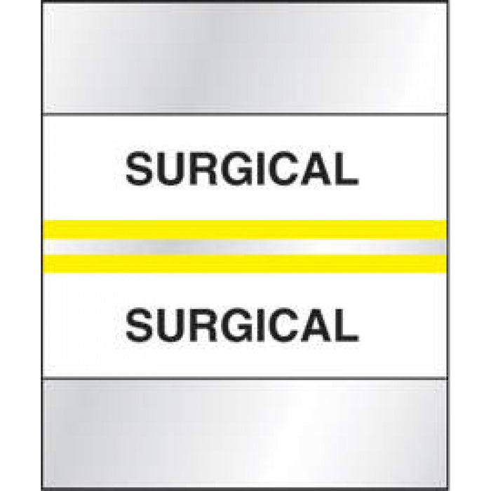 Chart Tab Paper Surgical Surgical 1 1/4" X 1 1/2" Yellow 100 Per Package