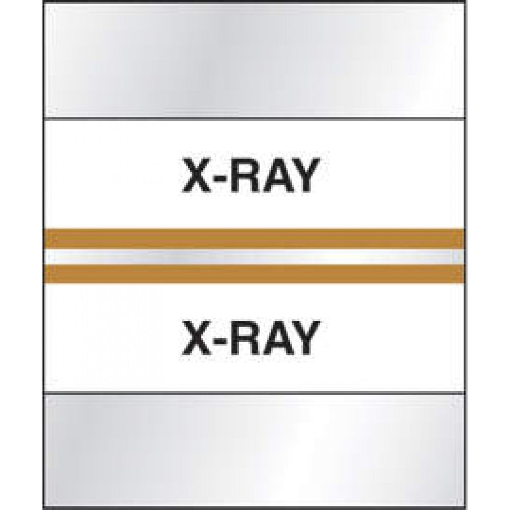 Chart Tab Paper X-Ray X-Ray 1 1/4" X 1 1/2" Tan 100 Per Package