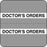 Chart Tab Paper Doctors Orders 1 1/2" X 1 1/2" Gray 100 Per Roll