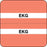 Chart Tab Paper Ekg Ekg 1 1/2" X 1 1/2" Salmon 100 Per Roll