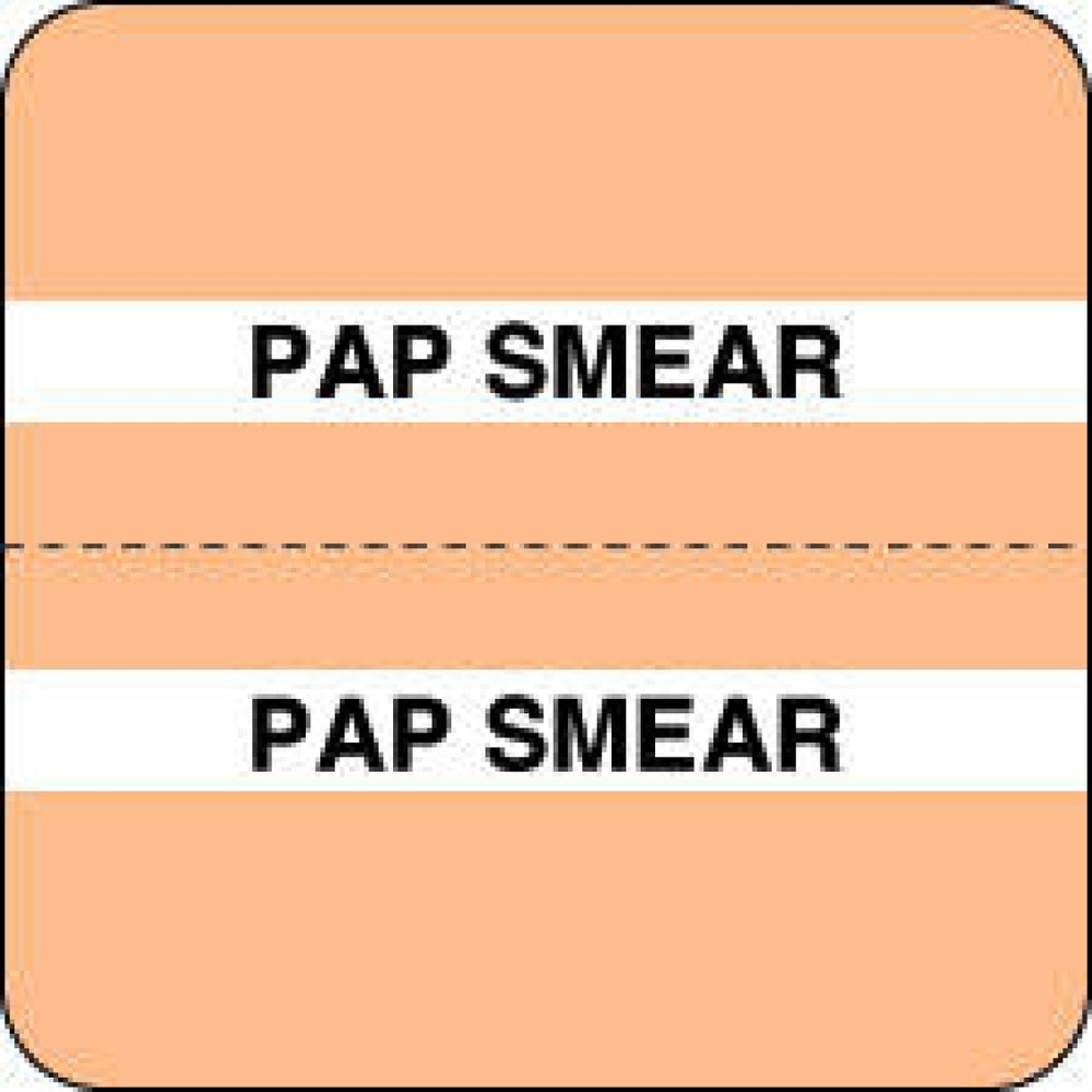 Chart Tab Paper Pap Smear Pap Smear 1 1/2" X 1 1/2" Light Pink 100 Per Roll