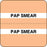 Chart Tab Paper Pap Smear Pap Smear 1 1/2" X 1 1/2" Light Pink 100 Per Roll