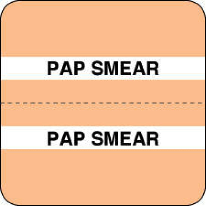 Chart Tab Paper Pap Smear Pap Smear 1 1/2" X 1 1/2" Light Pink 100 Per Roll