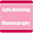 Label Wraparound Paper Permanent Mammography 1 7/8" X 1 7/8" Pink With Red 1000 Per Roll