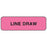 Label Paper Permanent Line Draw 1 1/2" Core 1 1/4" X 3/8" Fl. Pink 1000 Per Roll