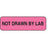 Label Paper Permanent Not Drawn By Lab 1 1/4" X 3/8" Fl. Pink 1000 Per Roll