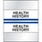 Chart Tab Paper Health History 1 1/4" X 1 1/2" Blue 100 Per Package