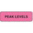 Label Paper Permanent Peak Levels 1 1/4" X 3/8" Fl. Pink 1000 Per Roll