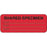 Label Paper Permanent Shared-Specimen 2 1/4" X 7/8" Fl. Red 1000 Per Roll