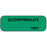 Anesthesia Label Paper Permanent Glycopyrrolate Mg/Ml 1 1/2" X 1/2" Green 1000 Per Roll