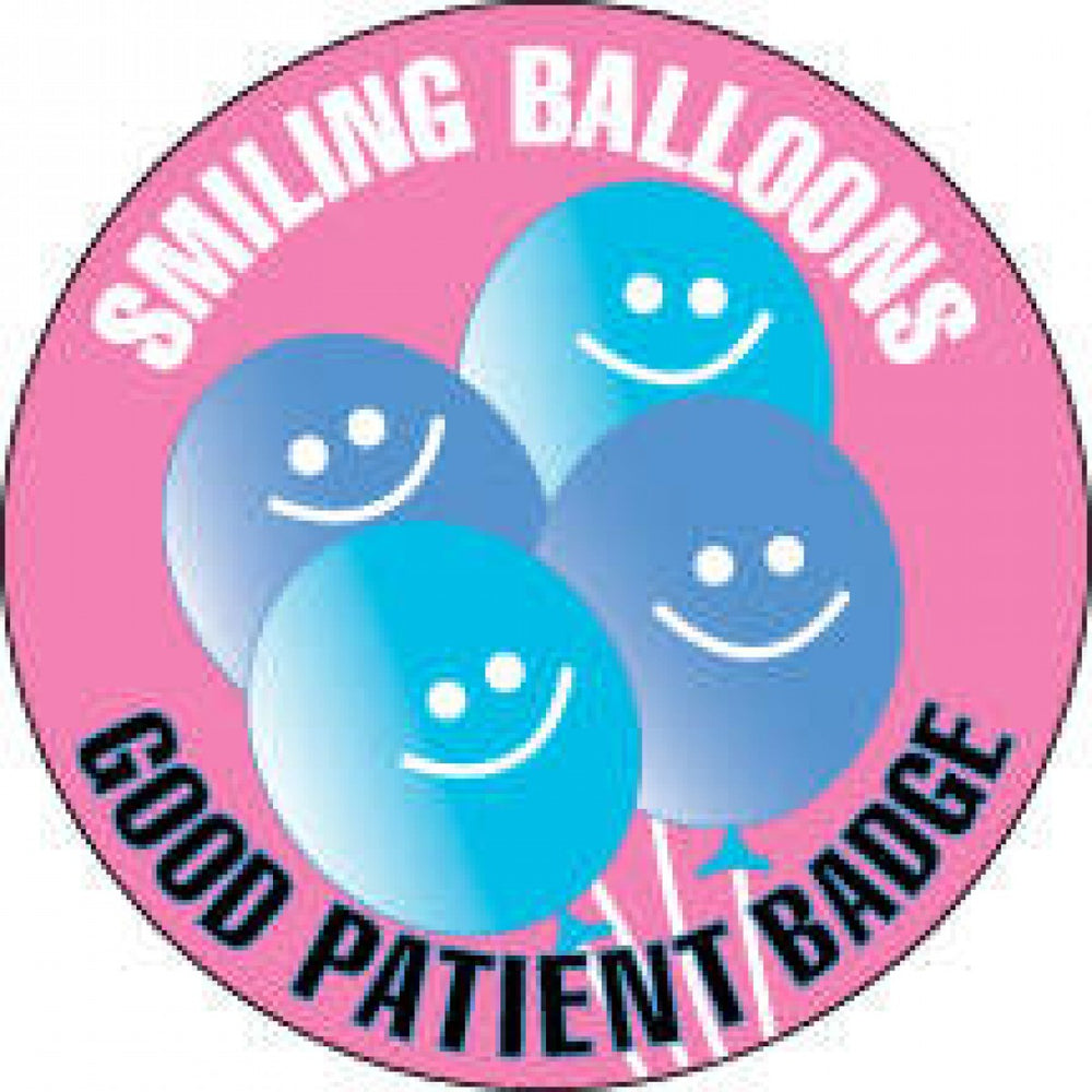 Label Pediatric Award Sticker Paper Permanent Smiling Balloons Purple 250 Per Roll