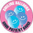 Label Pediatric Award Sticker Paper Permanent Smiling Balloons Purple 250 Per Roll