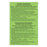 Label Paper Removable Contact Precautions 5 1/4" X 8" Fl. Green 50 Per Package