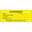 Label Paper Permanent Nourishment Name 3" X 1 1/8" Yellow 1000 Per Roll