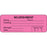 Label Paper Permanent Nourishment Name 3" X 1 1/8" Fl. Pink 1000 Per Roll