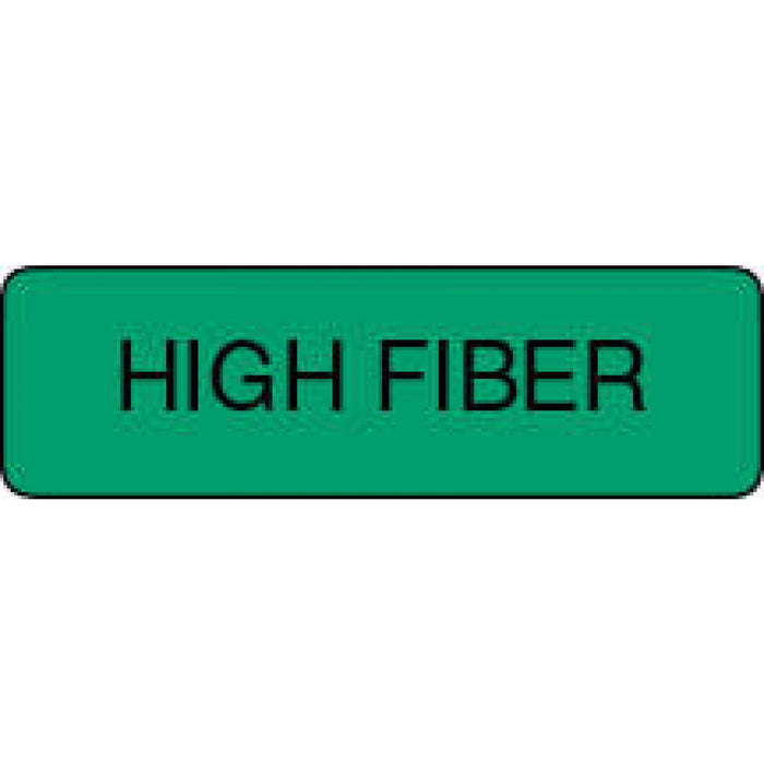 Label Paper Permanent High Fiber 1 1/4" X 3/8" Dark Green 1000 Per Roll