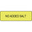 Label Paper Permanent No Added Salt 1 1/4" X 3/8" Fl. Yellow 1000 Per Roll