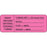 Label Wraparound Paper Permanent Wrap Around Enteral 3" X 1 1/8" Fl. Pink 1000 Per Roll