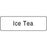 Label Paper Permanent Ice Tea 1 1/4" X 3/8" White 1000 Per Roll