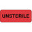 Label Paper Removable Unsterile 2 1/4" X 7/8" Fl. Red 1000 Per Roll