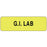 Label Paper Permanent G.I. Lab 2 7/8" X 7/8" Fl. Yellow 1000 Per Roll