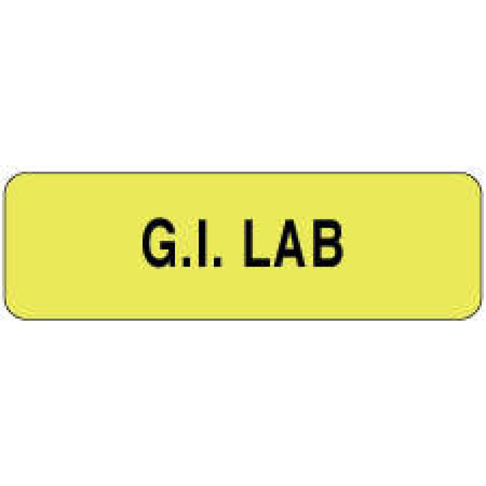 Label Paper Permanent G.I. Lab 2 7/8" X 7/8" Fl. Yellow 1000 Per Roll