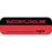 Anesthesia Label Paper Permanent Succinylcholine Mg/Ml 1 1/2" X 1/2" Fl. Red And Black 1000 Per Roll