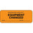 Label Paper Permanent Respiratory Care 2 1/4" X 7/8" Fl. Orange 1000 Per Roll