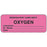 Label Paper Permanent Respiratory Care 2 1/4" X 7/8" Fl. Pink 1000 Per Roll